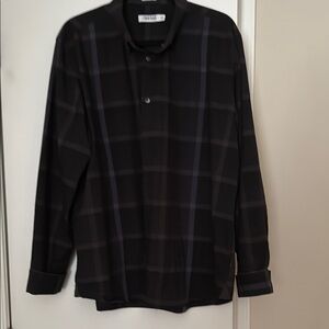 Calvin Klein Black Casual Button Down Shirt